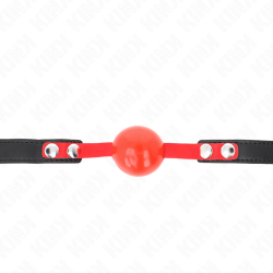 Kink - Balle Tpe Souple 4 Cm Gag Modèle 4 60 X 2 Cm Réglable 37-52 Cm